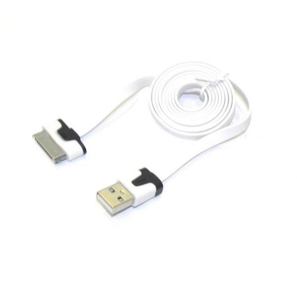 Cable Slim USB Datos+Carga para iPhone 4G/S CAB062	