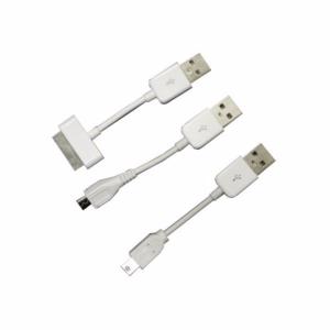 Cable USB 4en1 Datos+Carga Dock/MicroUSB/MiniUSB CAB047