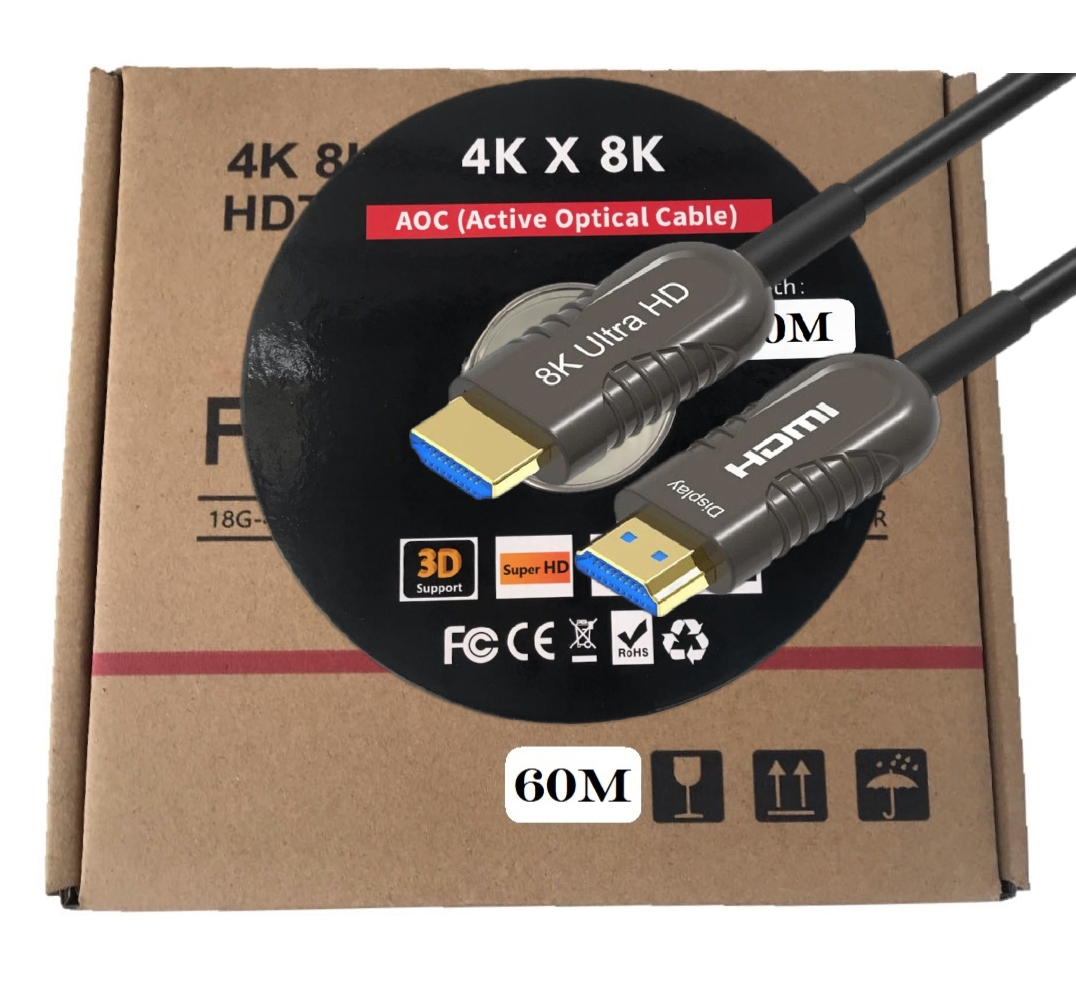 Cable HDMI de 10 Metros por Fibra Óptica 8K@60Hz / Fibra de 4