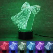 Lampara Holograma 3D Campana VAR060L