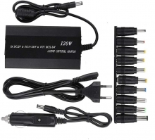 Adaptador de Corriente de CA Universal de 5 V-24 V, Cargador de Coche Ajustable 5V 120W 5A Ordenador Porttil, Cargador Universal de Porttil Red/Mechero 100W CUP004