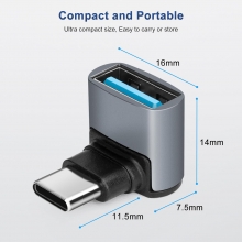 Adaptador USB C Macho a USB 3.1 Hembra OTG,AD199