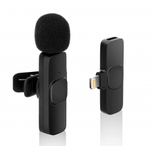 Micrófono inalámbrico Lavalier para iPhone iPad con carga,AAM063