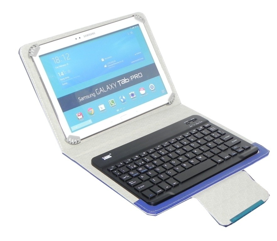 Funda Polipiel + Teclado Bluetooth Extraible para tablet 9