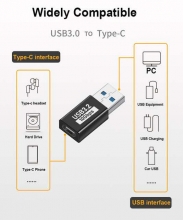 Adaptador USB 3.2 macho a Tipo C Hembra 10Gbps,AD209