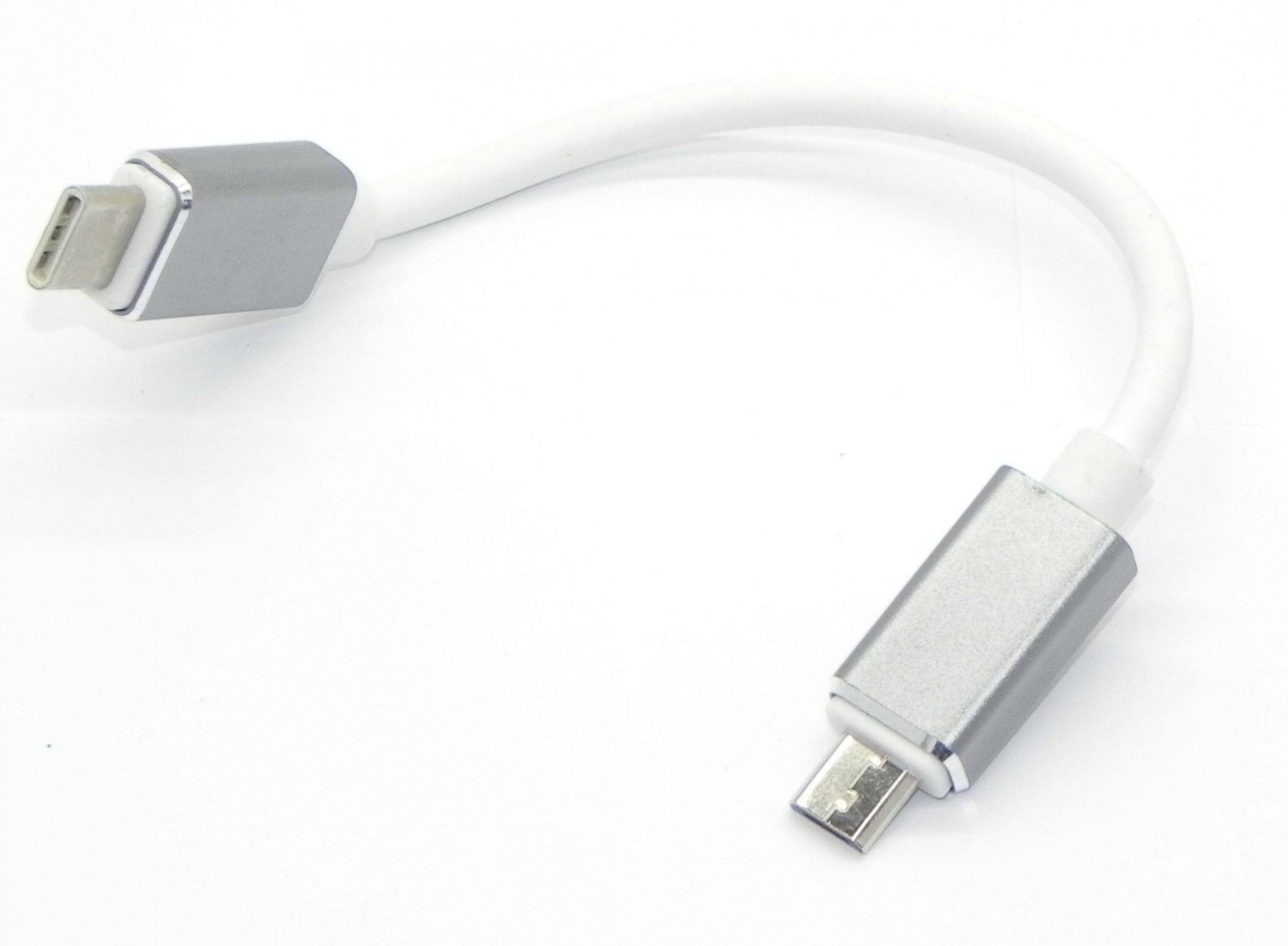 Latiguillo Metálico Tipo-C Macho / Micro-USB Macho AD105