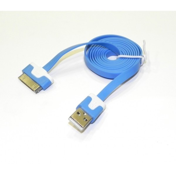 Cable Slim USB Datos+Carga para iPhone 4G/S CAB062	