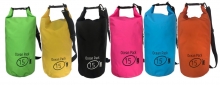 Bolsa Seca Impermeable Flotante, Bolsa Seca Impermeable de 15 Litros con Cierre Enrollable Y Correa De Hombro,Bolsa Impermeable para Kayak/Pesca/Rafting/NataciN/Camping/Snowboard FSM111