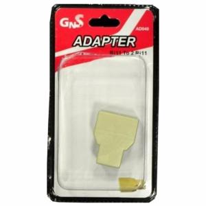 Adaptador RJ11 H/H Doble ,AD040