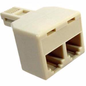 Adaptador RJ11M / RJ11H Doble, AD078