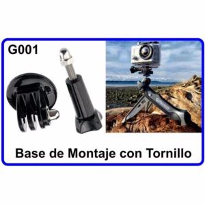 FGNS.Base de Montaje + Tornillo para GoPro G001