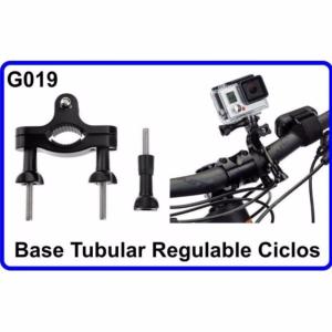 Base Tubular Regulable de Bicicleta y Patinete para GoPro G019