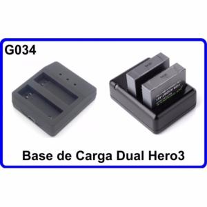 Base de Carga Dual para Hero 3 G034